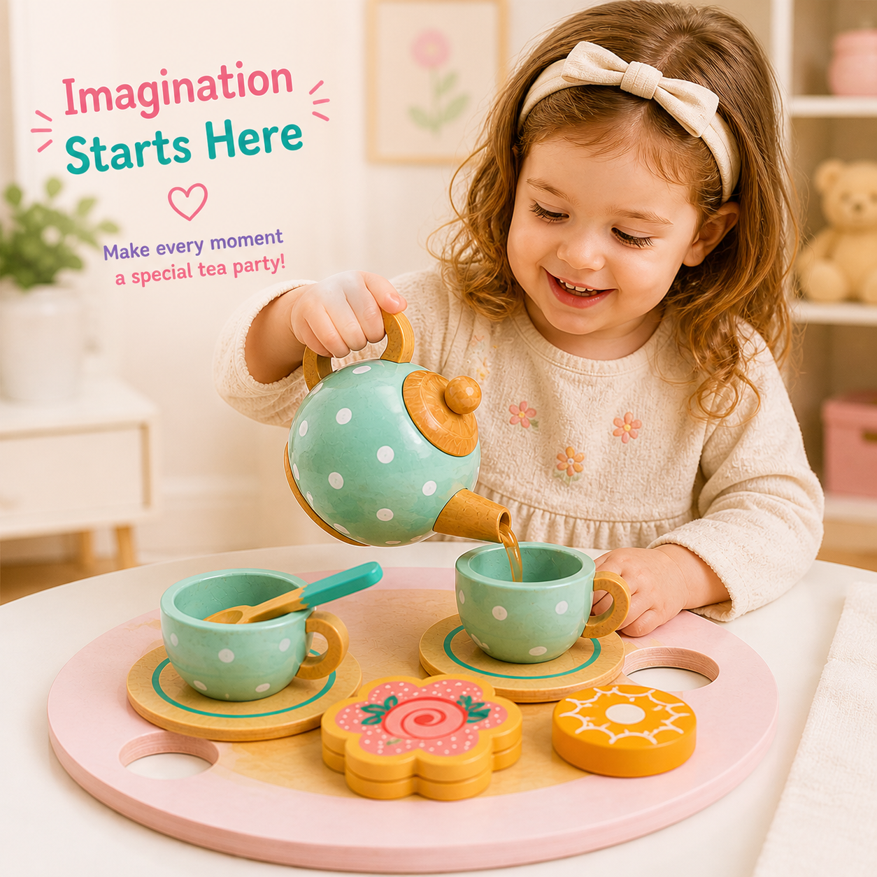Pretend Play Tea Set