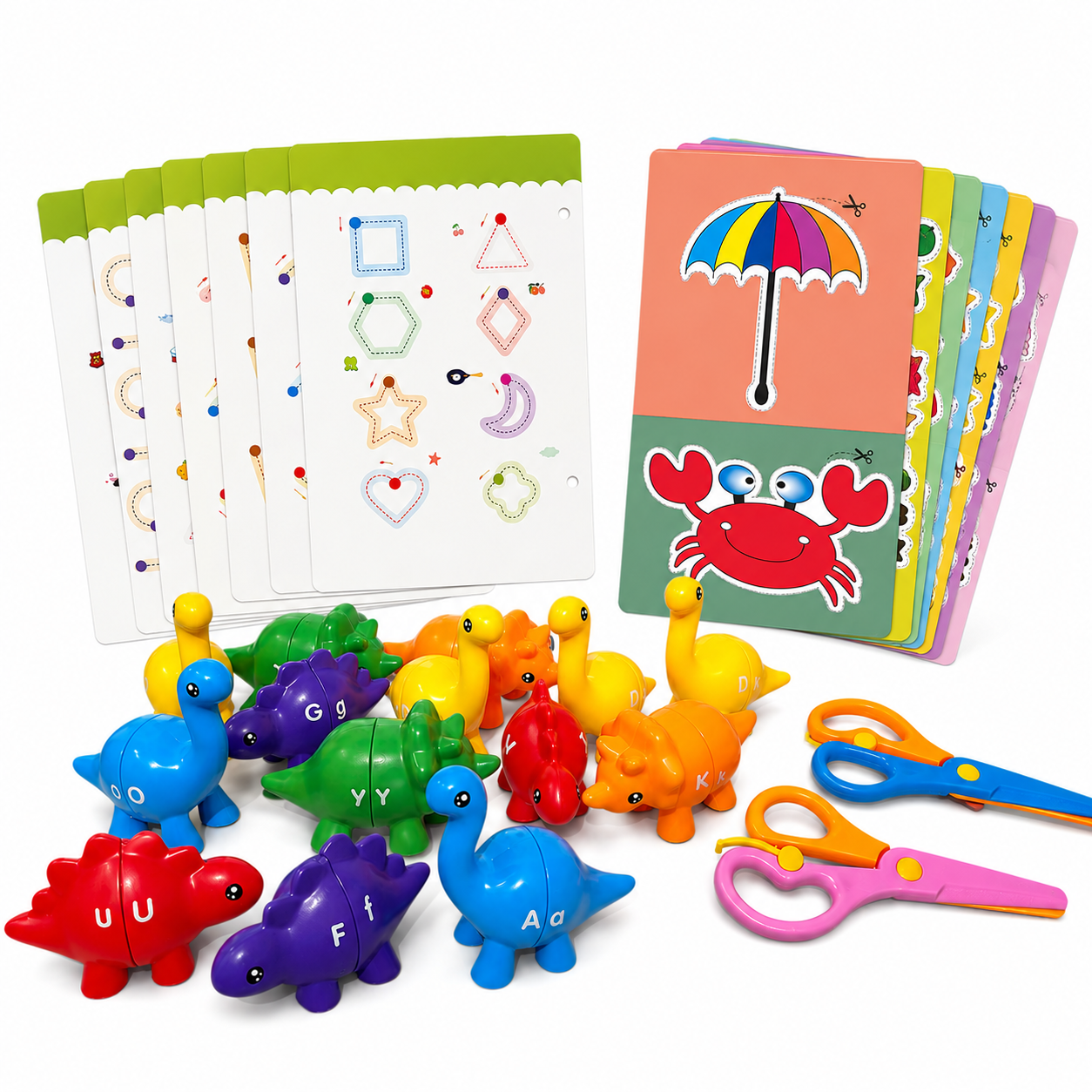 Cut, Trace & Learn Dino Set