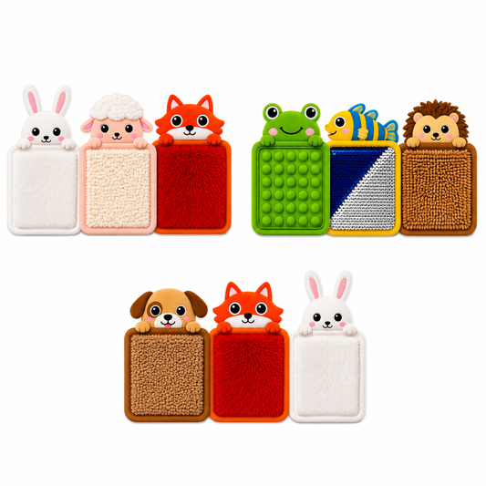 Sensory Animal Texture Pad (3pz)