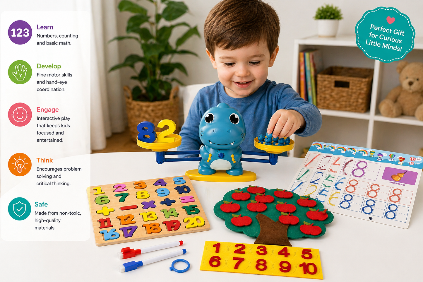 ⚖️ Count & Balance Sensory Kit