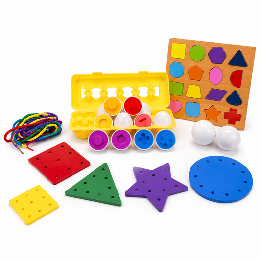 Lacing & Shape Sorting Set!