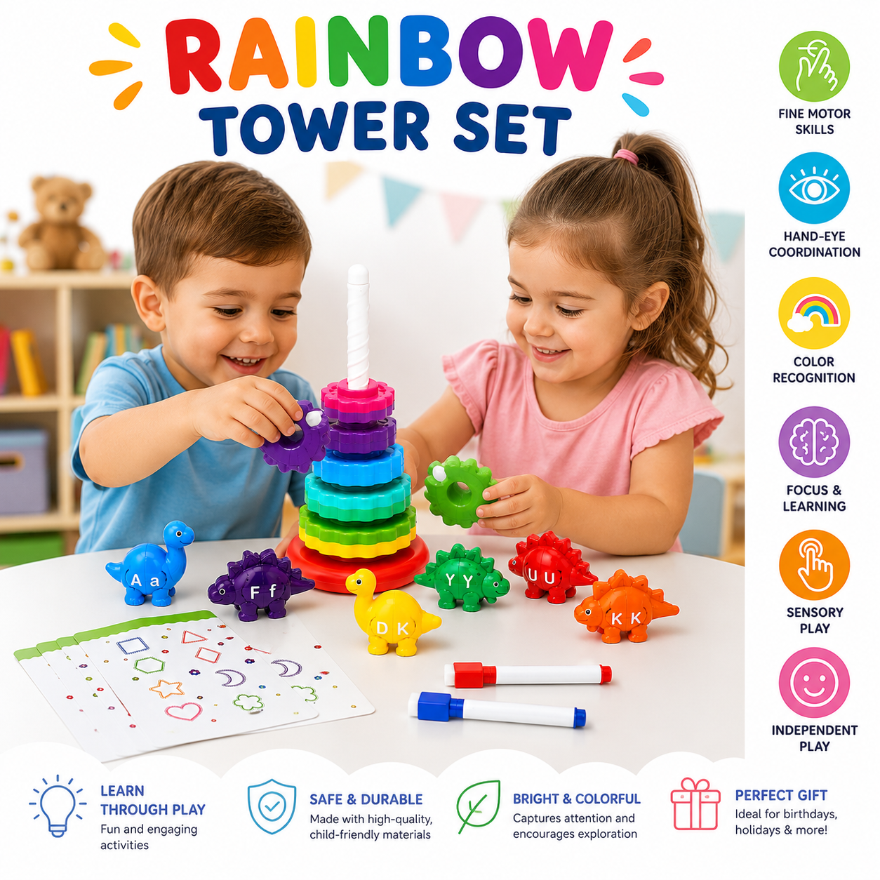 Rainbow Tower Set