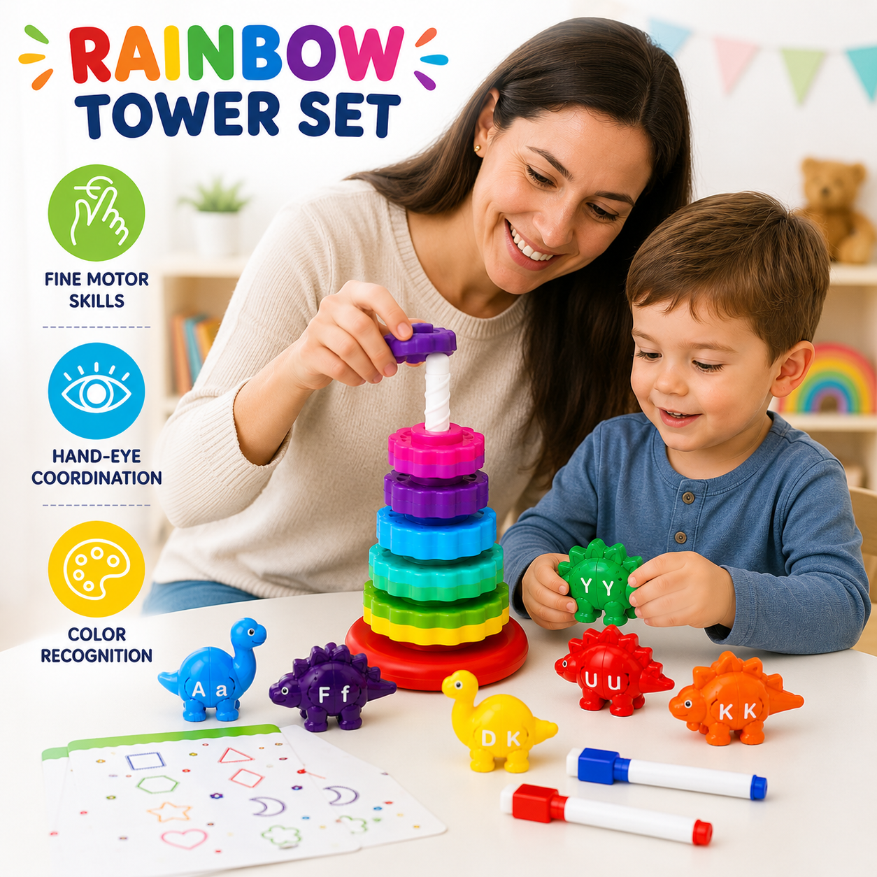 Rainbow Tower Set